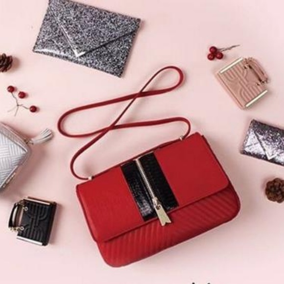 NWT HEIRLOOM Leather Crossbody Bag w/ Python Trim - Picture 6 of 6